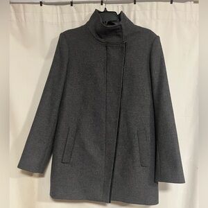 Theory Wool-Blend Coat Size Large New Without Tags